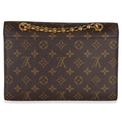 Louis Vuitton Black Taurillon Monogram Canvas Victoire Chain Bag