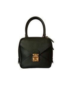 Louis Vuitton Black Taurillon Neo Square Bag