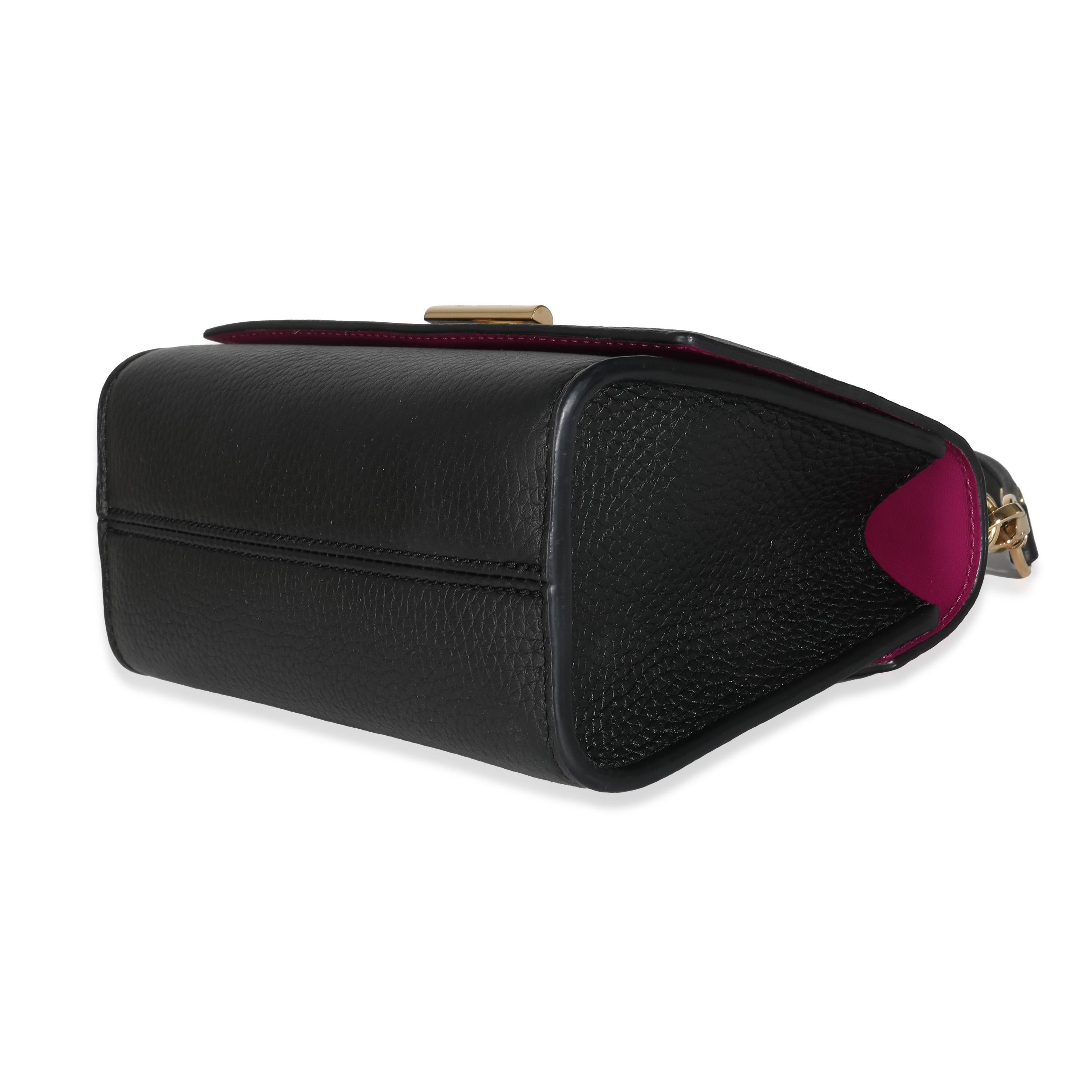Louis Vuitton Black Taurillon Twist One Handle BB For Sale 1