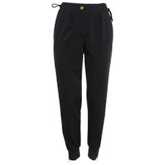 Louis Vuitton Black Technical Jersey Jogger Pants S
