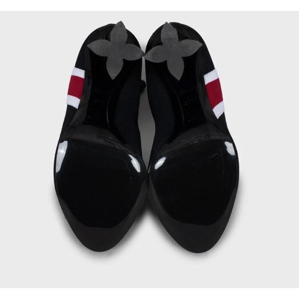 Louis Vuitton Botines de Textil Negro - Talla 37.5 en venta 1
