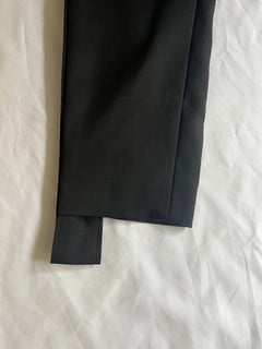 Louis Vuitton Black Trousers Pants, Size 38