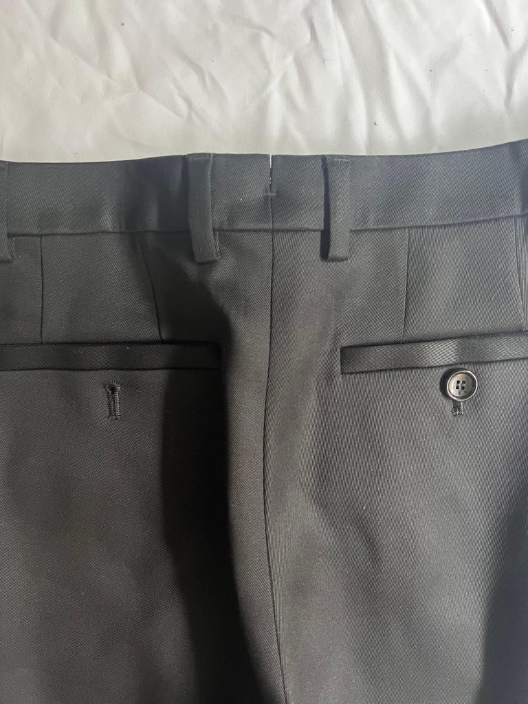 Cloth trousers Louis Vuitton Black size 36 FR in Cloth - 25125801