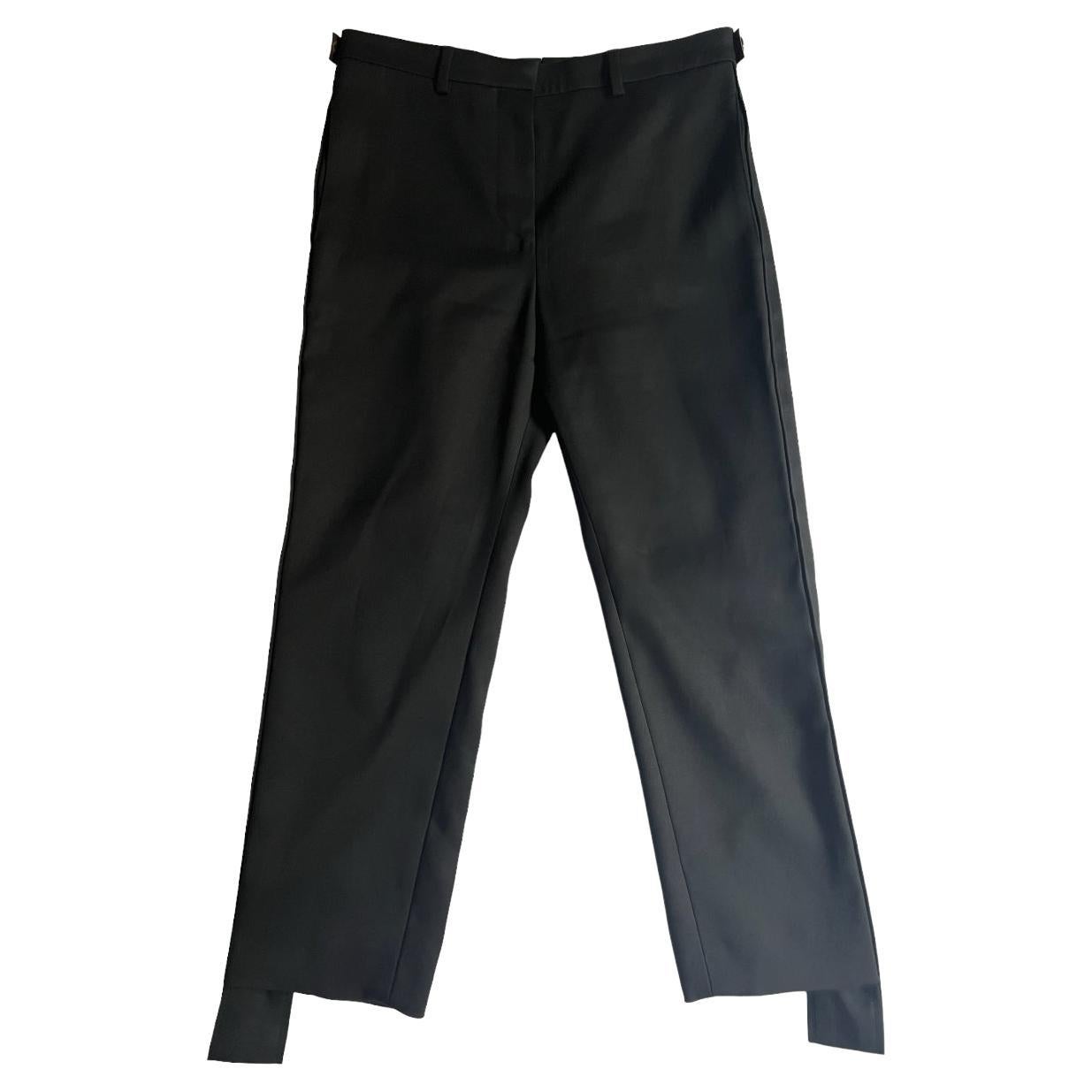 Louis Vuitton Black Trousers Pants, Size 38 For Sale