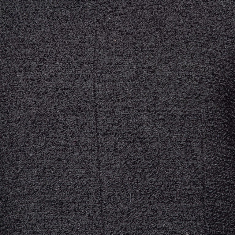 Louis Vuitton Black tweed Embellished Waist Detail Sleeveless Sheath Dress  M Louis Vuitton