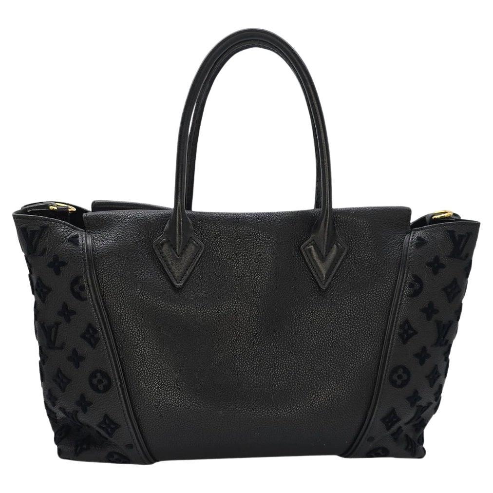 Louis Vuitton Black Veau Cachemire Calfskin W Tote en vente