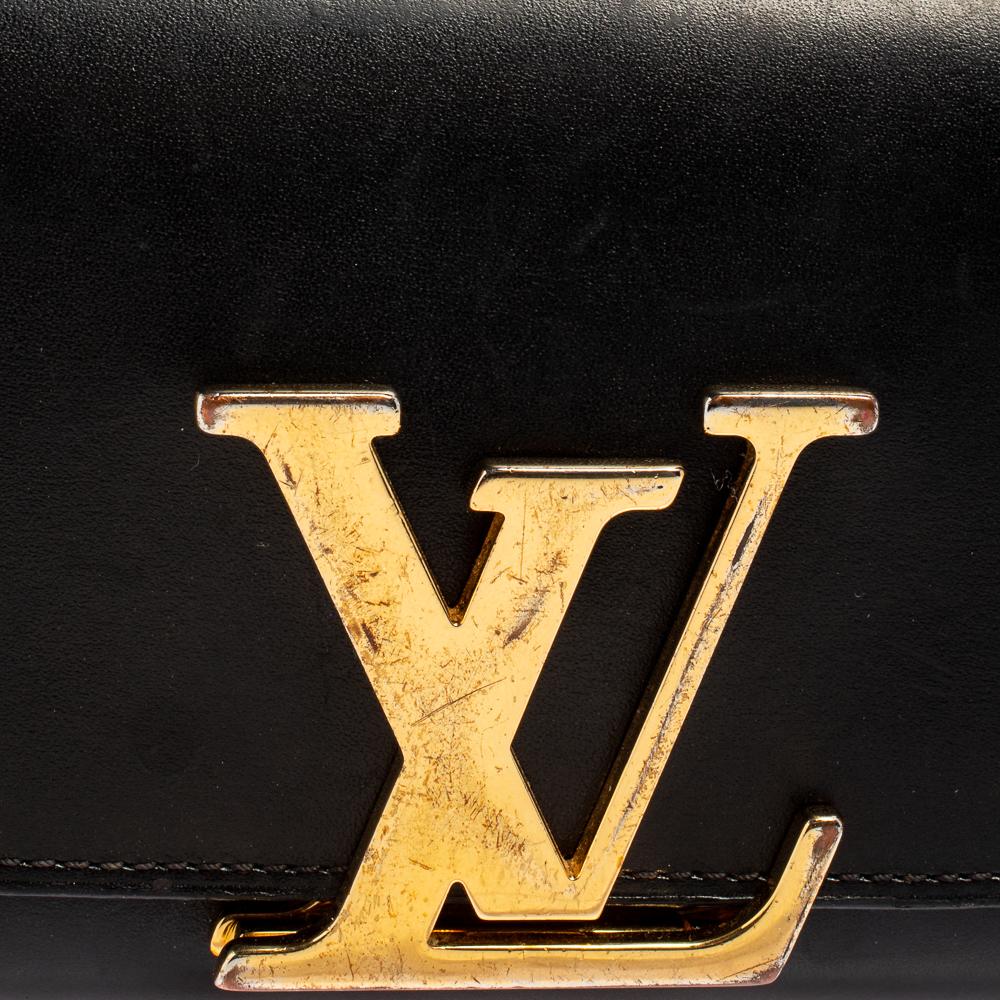Louis Vuitton Black Veau Racine Leather Vivienne LV Long Wallet 2