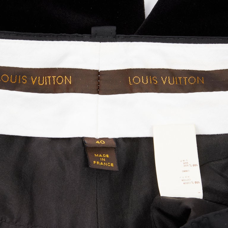 Louis Vuitton Velvet Top with Bow from the 2004 S/S Runway