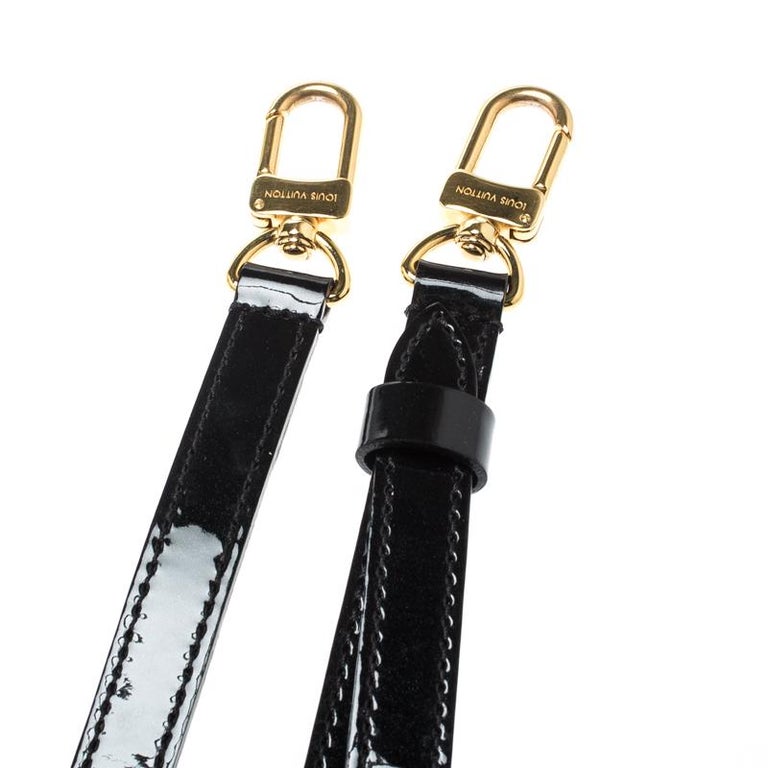 Louis Vuitton Black Vernis Adjustable Shoulder Strap For Sale at 1stdibs