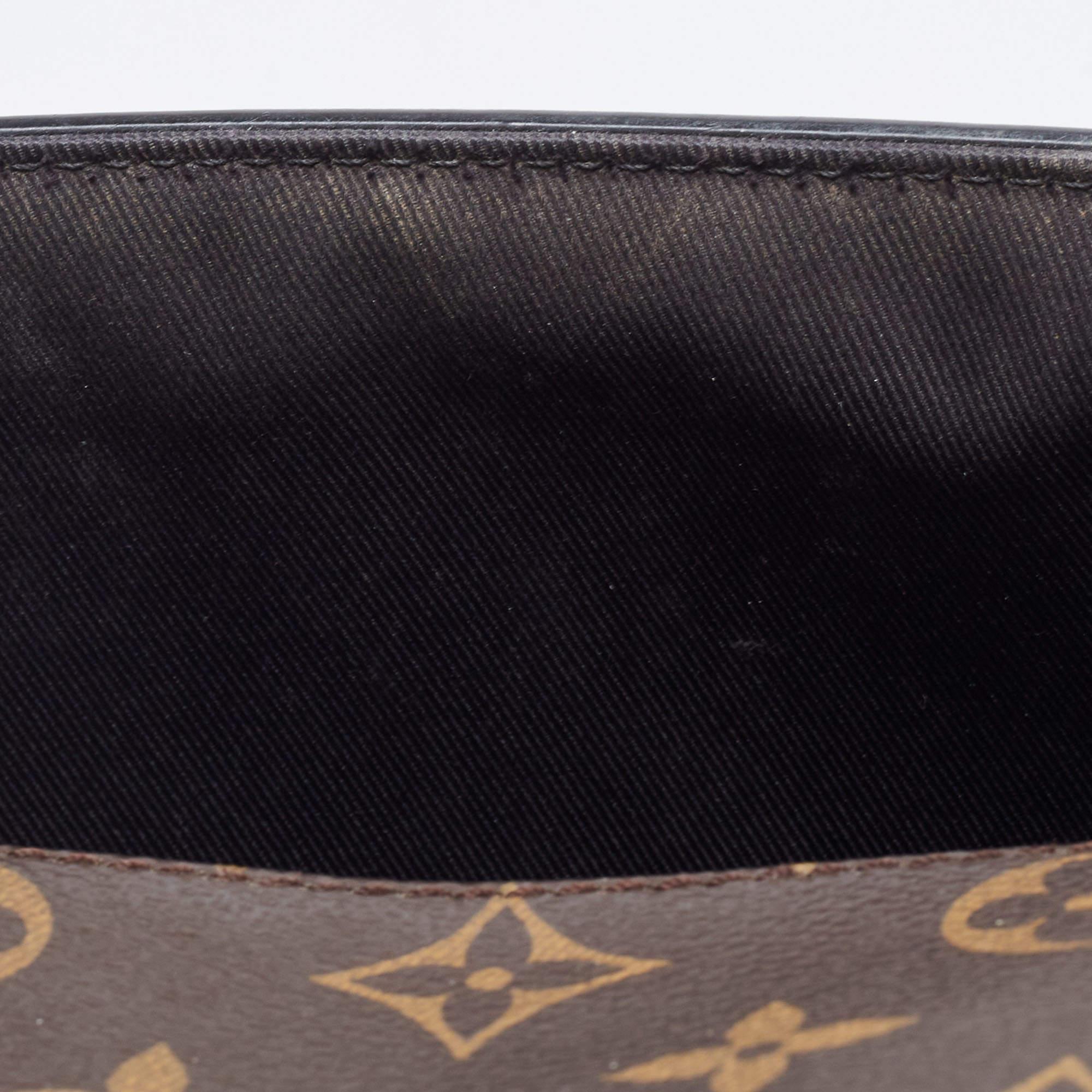 Louis Vuitton Black Vernis Leather and Monogram Canvas Cherrywood BB Bag 6