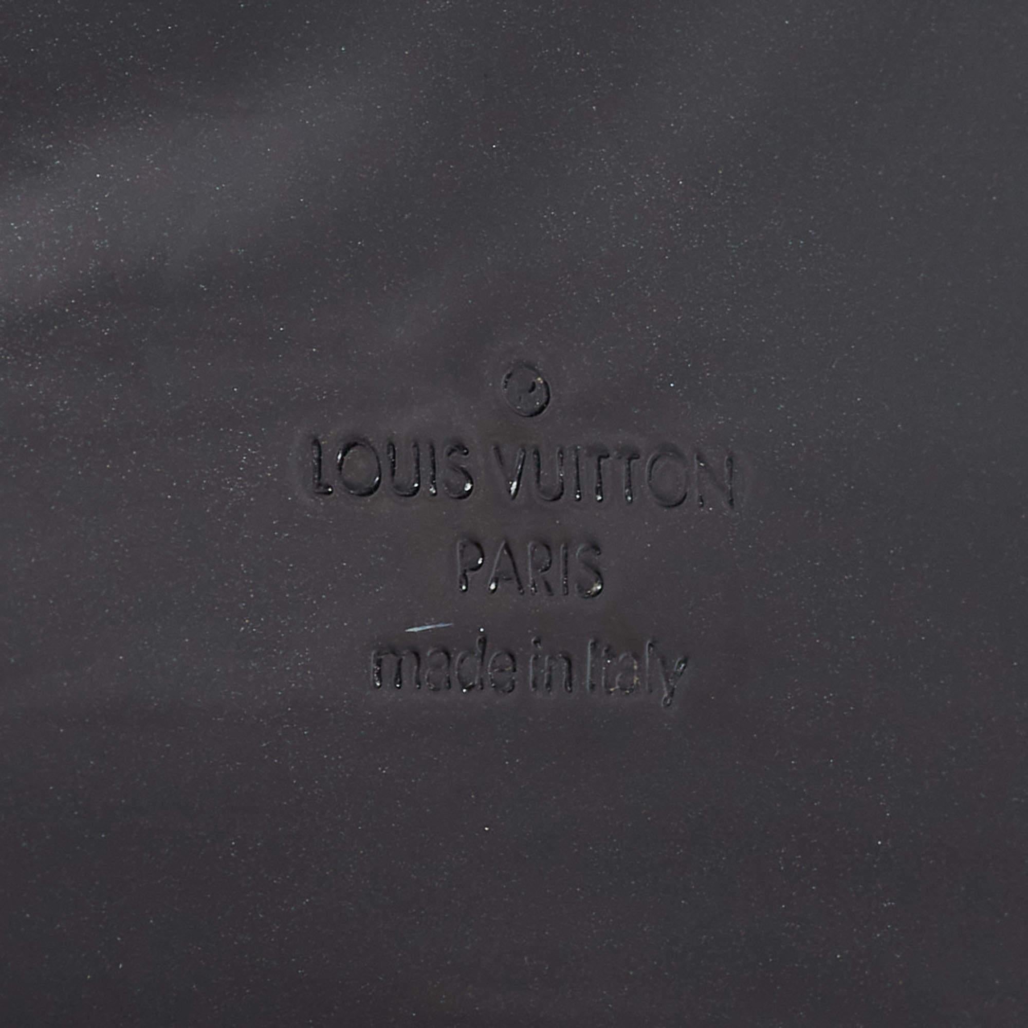 Louis Vuitton Black Vernis Leather and Monogram Canvas Cherrywood BB Bag 8