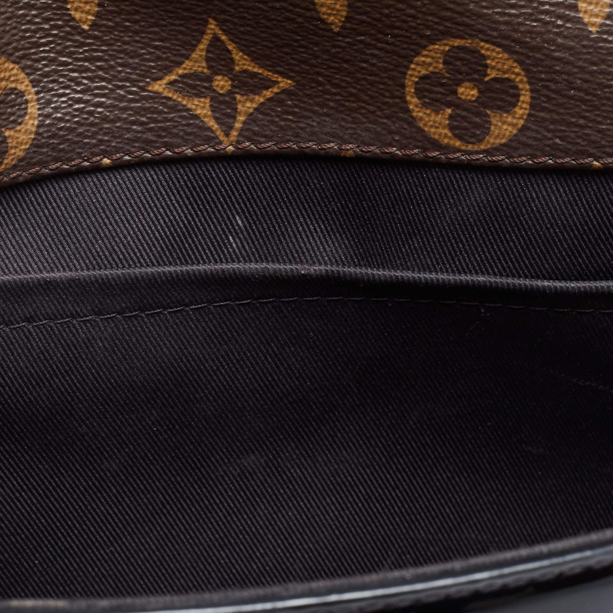 Louis Vuitton Black Vernis Leather and Monogram Canvas Cherrywood BB Bag 9