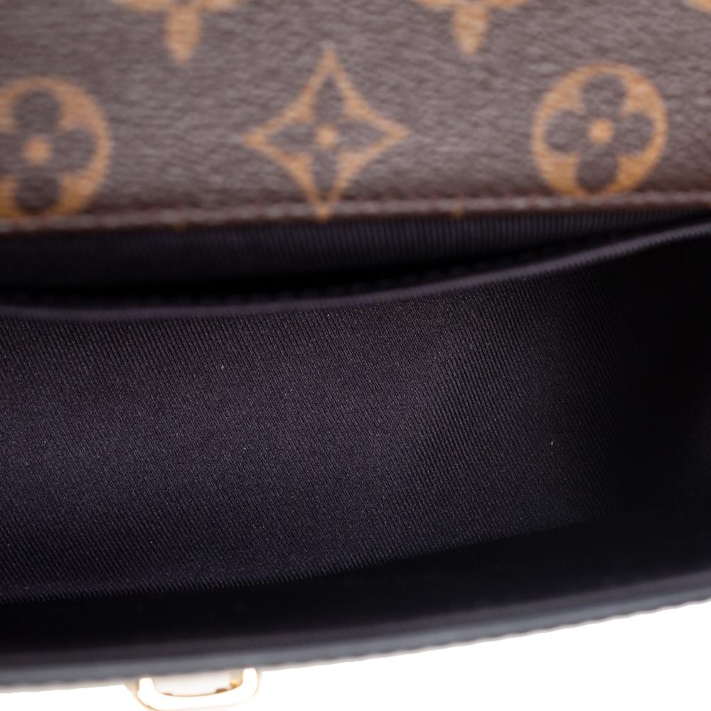 Louis Vuitton Black Vernis Leather And Monogram Canvas Cherrywood BB Bag 1