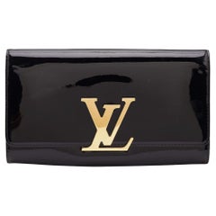 Pochette Louis Vuitton in pelle Louise Black Vernis