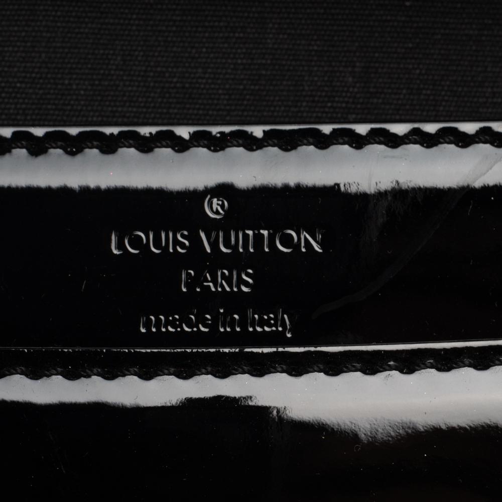 Louis Vuitton Black Vernis Louise Clutch 2