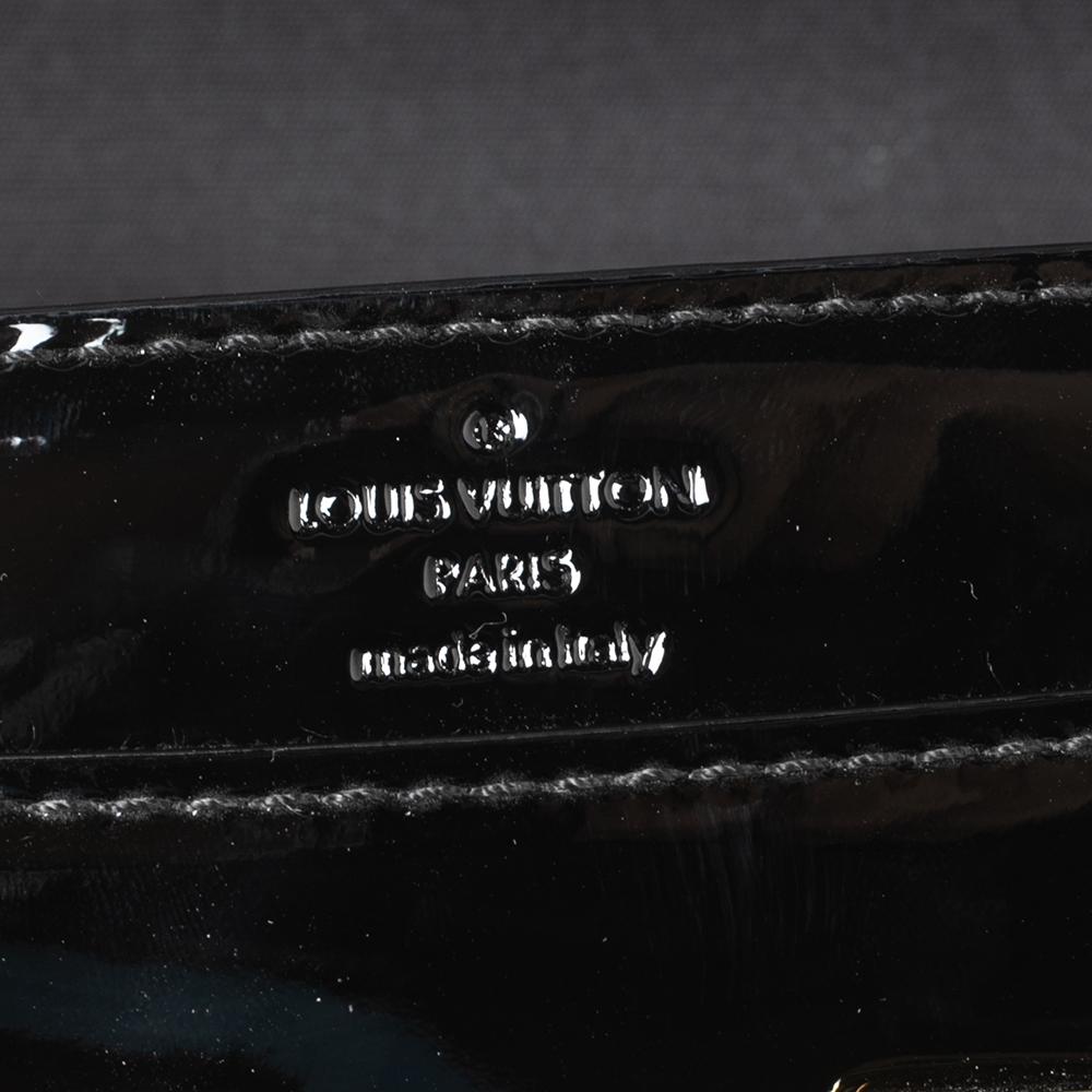 Louis Vuitton Black Vernis Louise Clutch 5