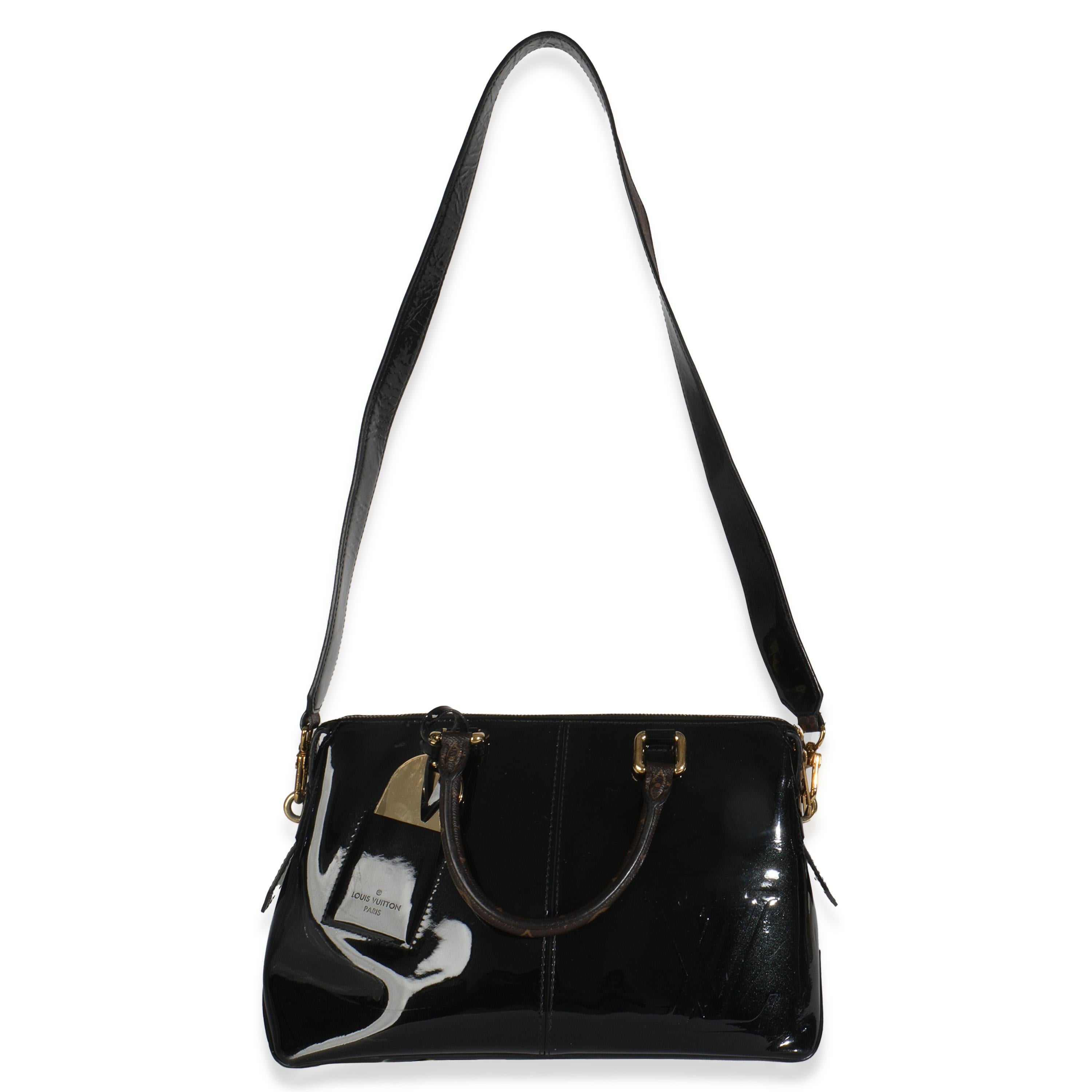Louis Vuitton Black Vernis Miroir Tote Bag en vente 1