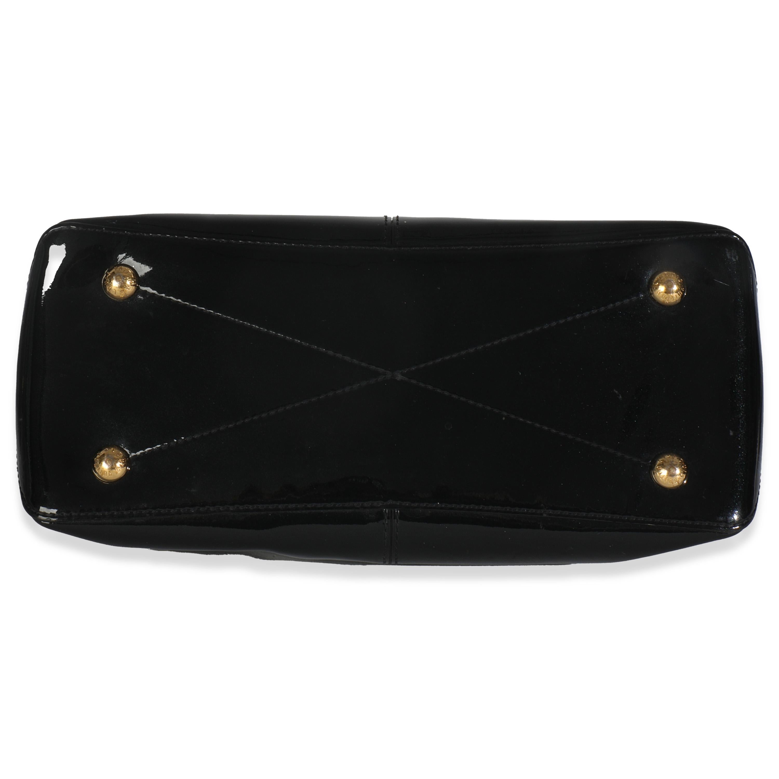 Louis Vuitton Black Vernis Miroir Tote Bag en vente 3