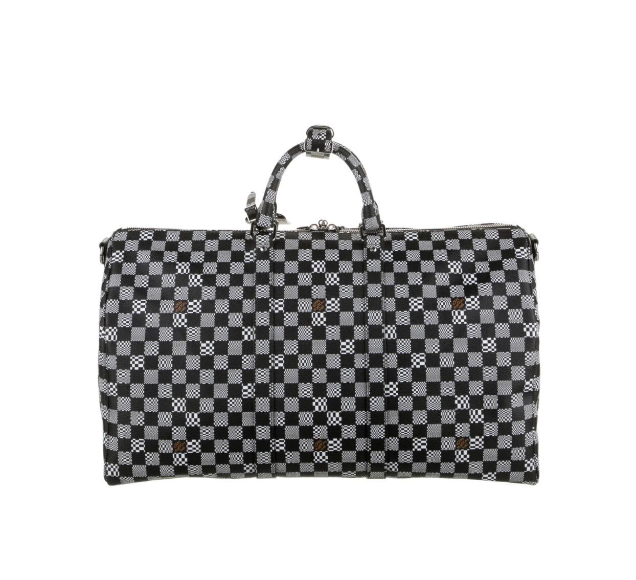 carryall checker bag