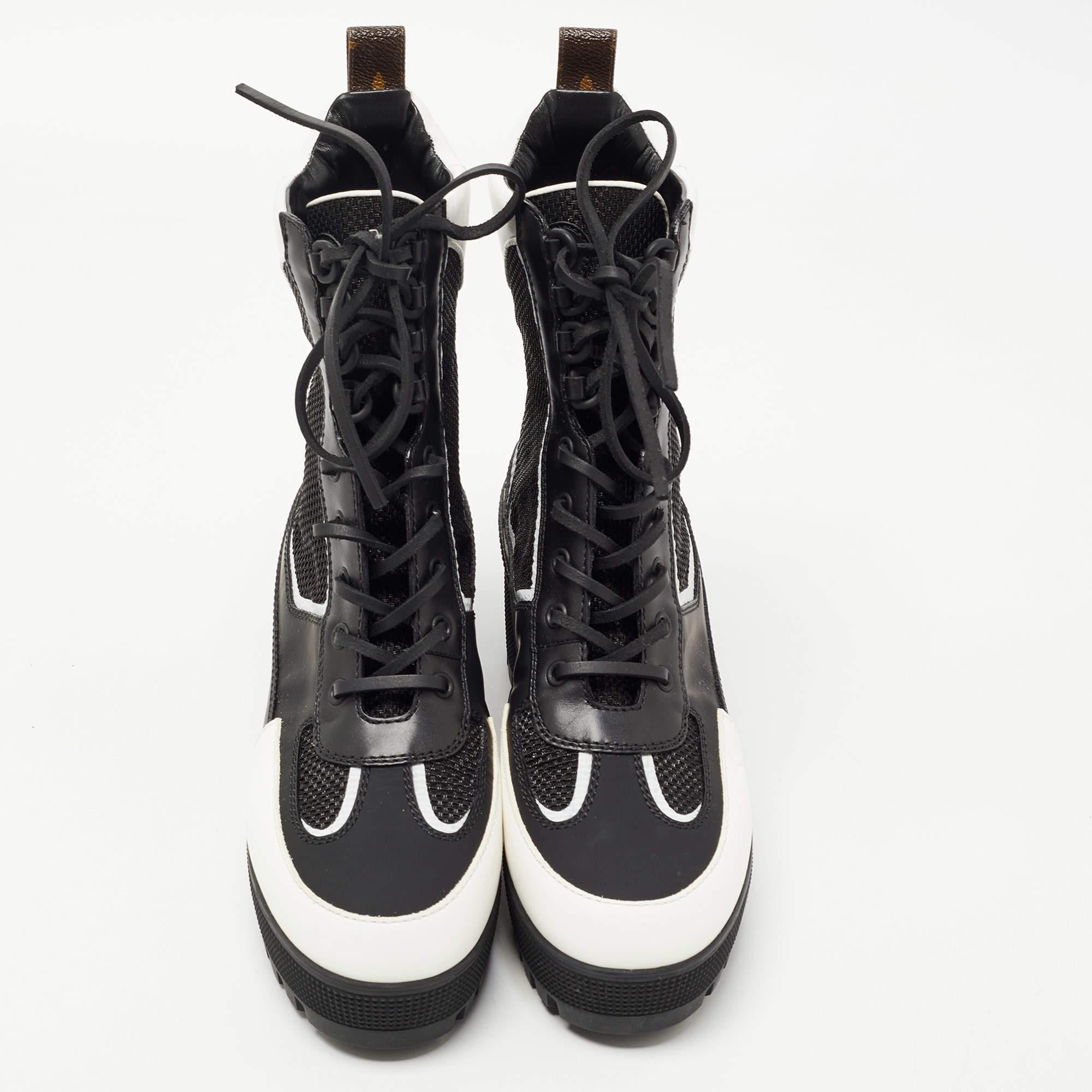 Louis Vuitton - Authenticated Metropolis Ankle Boots - Leather Black for Women, Good Condition