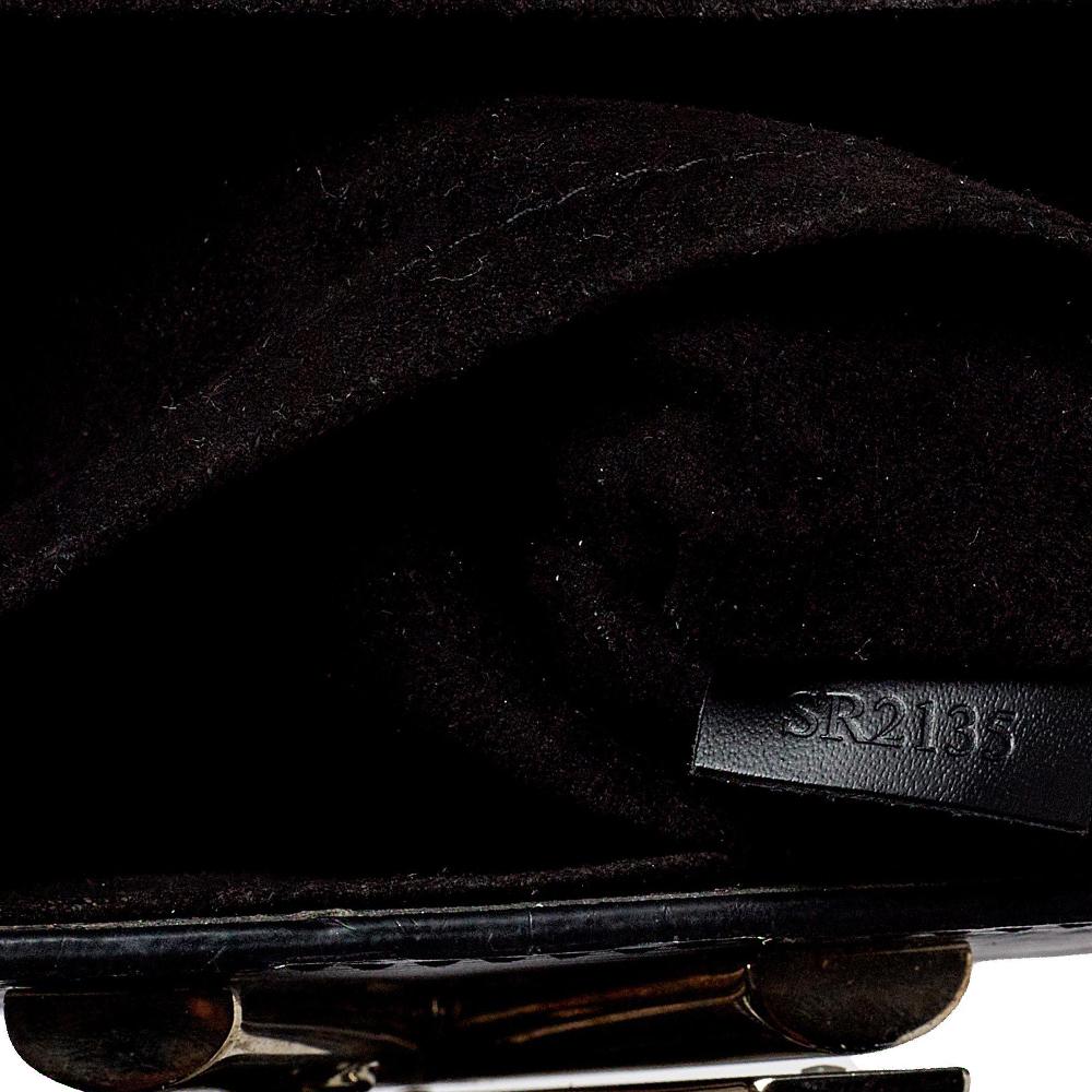 Louis Vuitton Black/White Malletage Epi Leather Twist PM Bag 6