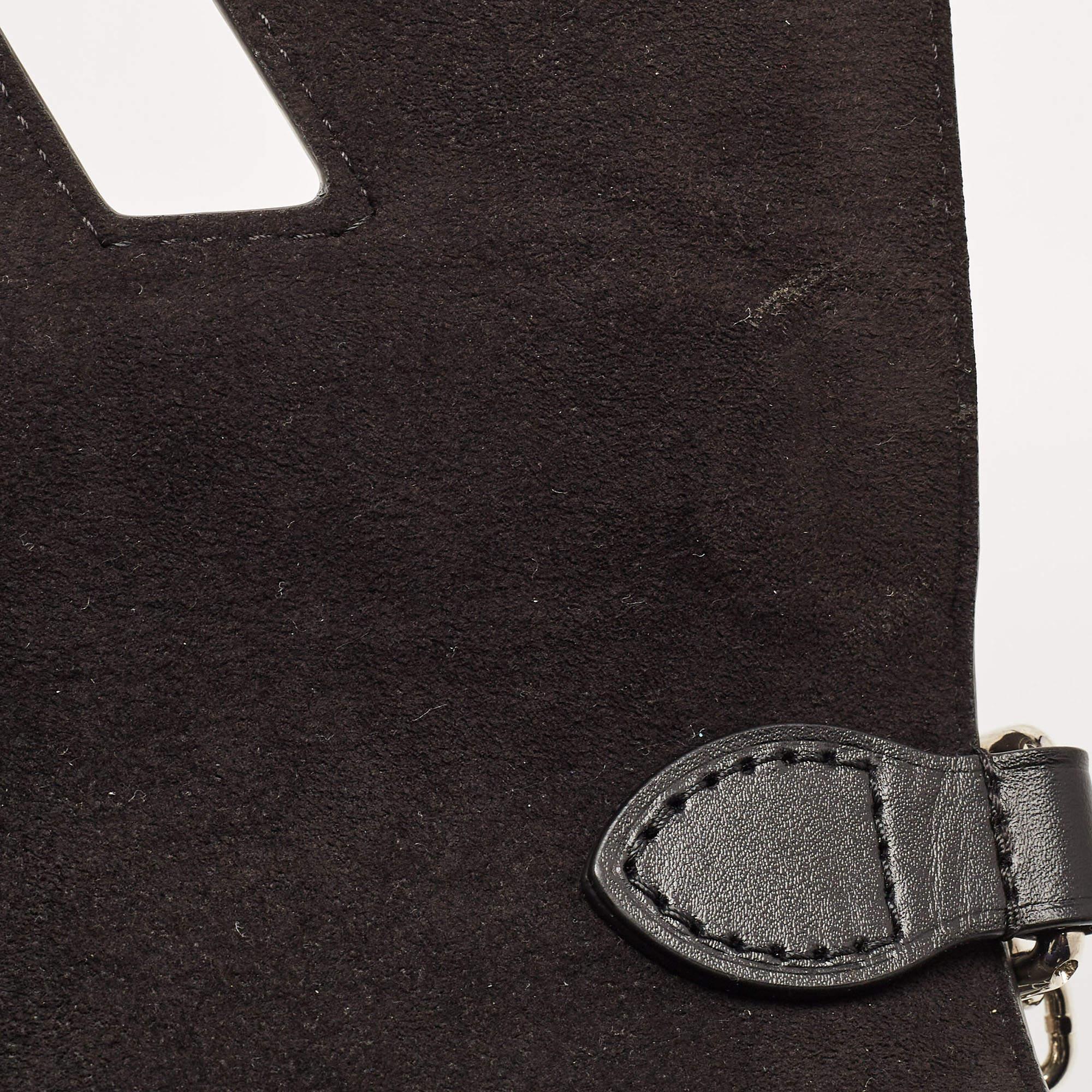 Women's Louis Vuitton Black/White Malletage Epi Leather Twist PM Bag