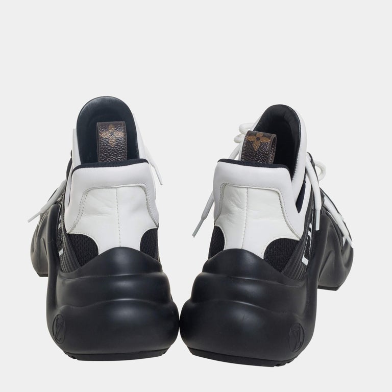 Louis Vuitton Black/White Neoprene and Leather Archlight Sneakers Size 39 Louis  Vuitton