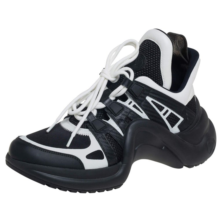 LOUIS VUITTON white and black 2020 Monogram Mesh STELLAR Low Top Sneakers  Shoes 38 at 1stDibs