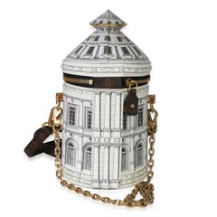 Louis Vuitton Black White Patent Monogram X FORNASETTI Architettura Cannes