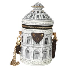 Louis Vuitton Black White Patent Monogram X FORNASETTI Architettura Cannes