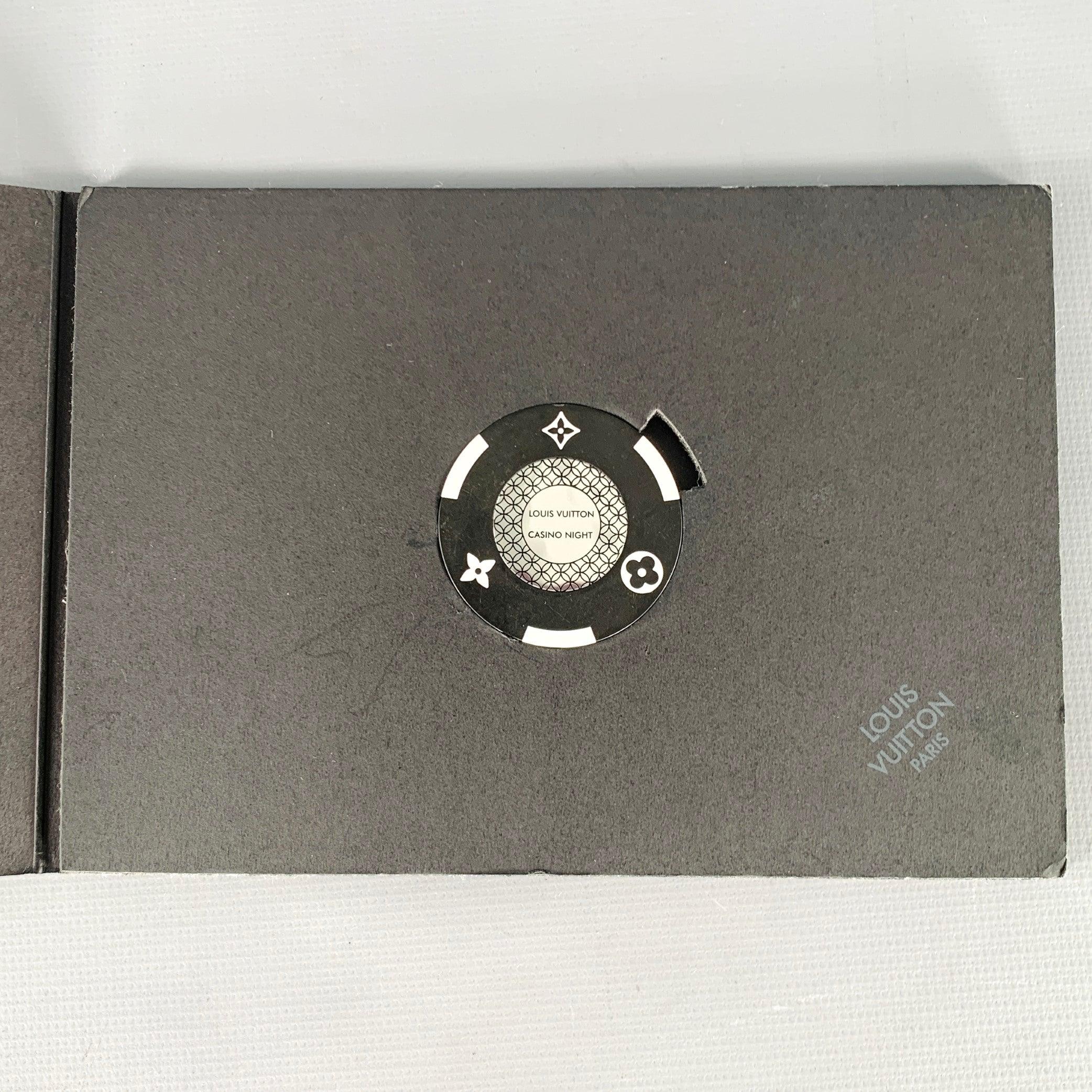 Men's LOUIS VUITTON  Black White Rare Casino Night Poker Chip