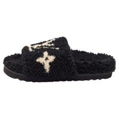 Louis Vuitton Fur Mules - For Sale on 1stDibs