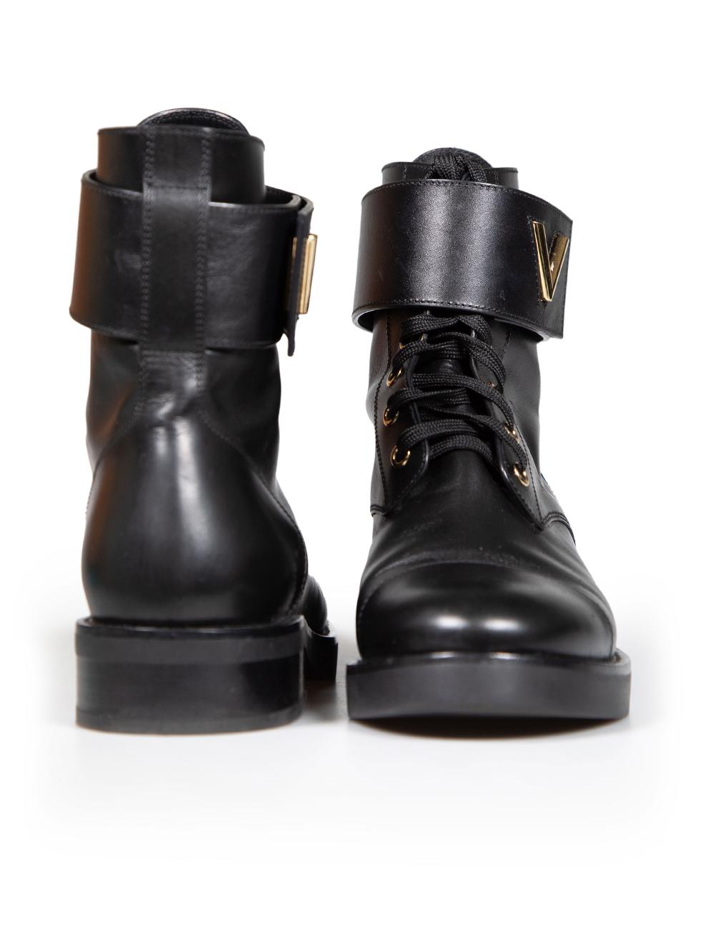 Louis Vuitton Black Wonderland Ranger Boots Size IT 38 In Excellent Condition In London, GB