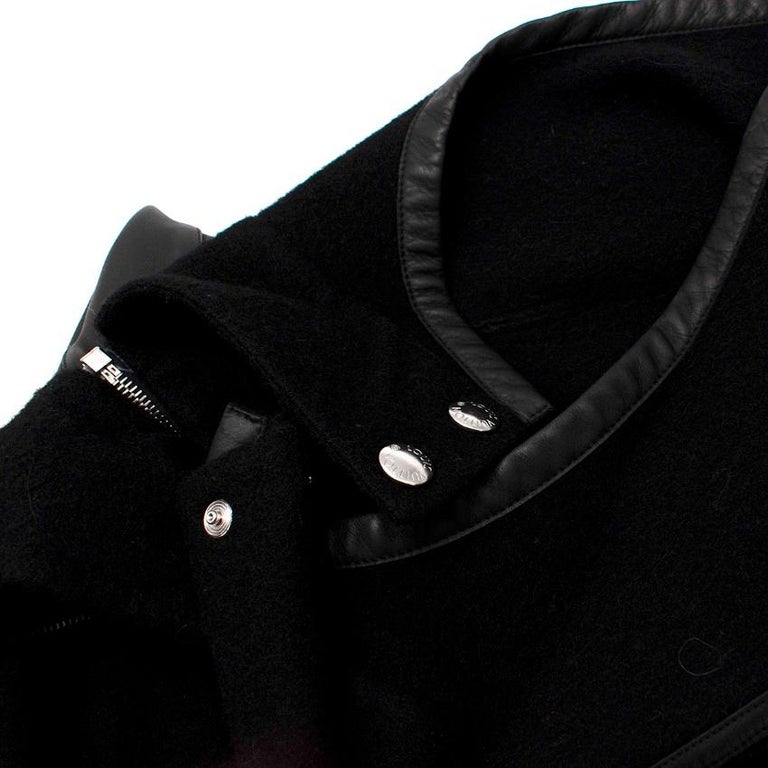 Louis Vuitton Sheepskin coat Black Leather ref.52125 - Joli Closet