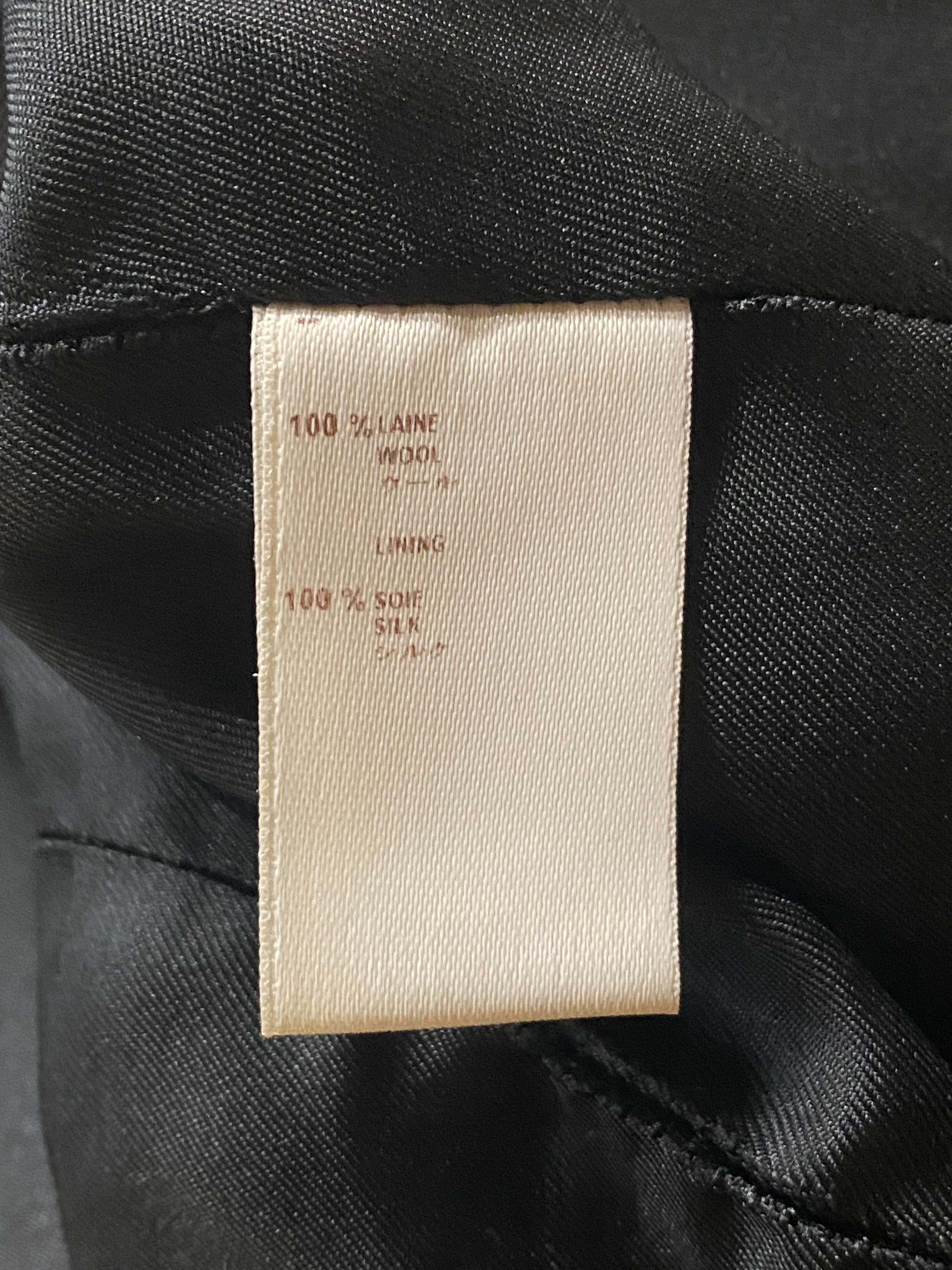 Schwarzes Midikleid aus Wolle von Louis Vuitton, Größe 40  im Angebot 4