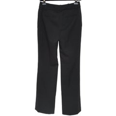 LOUIS VUITTON Black Wool Pant Trouser Pockets Zip Button Sz 36
