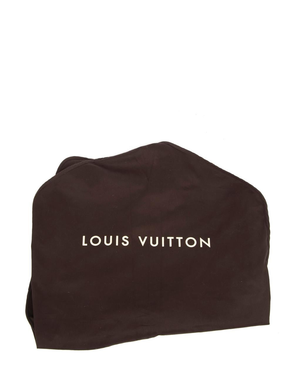 Louis Vuitton Black Wool Shearling Hood Coat Size 4XL For Sale 1