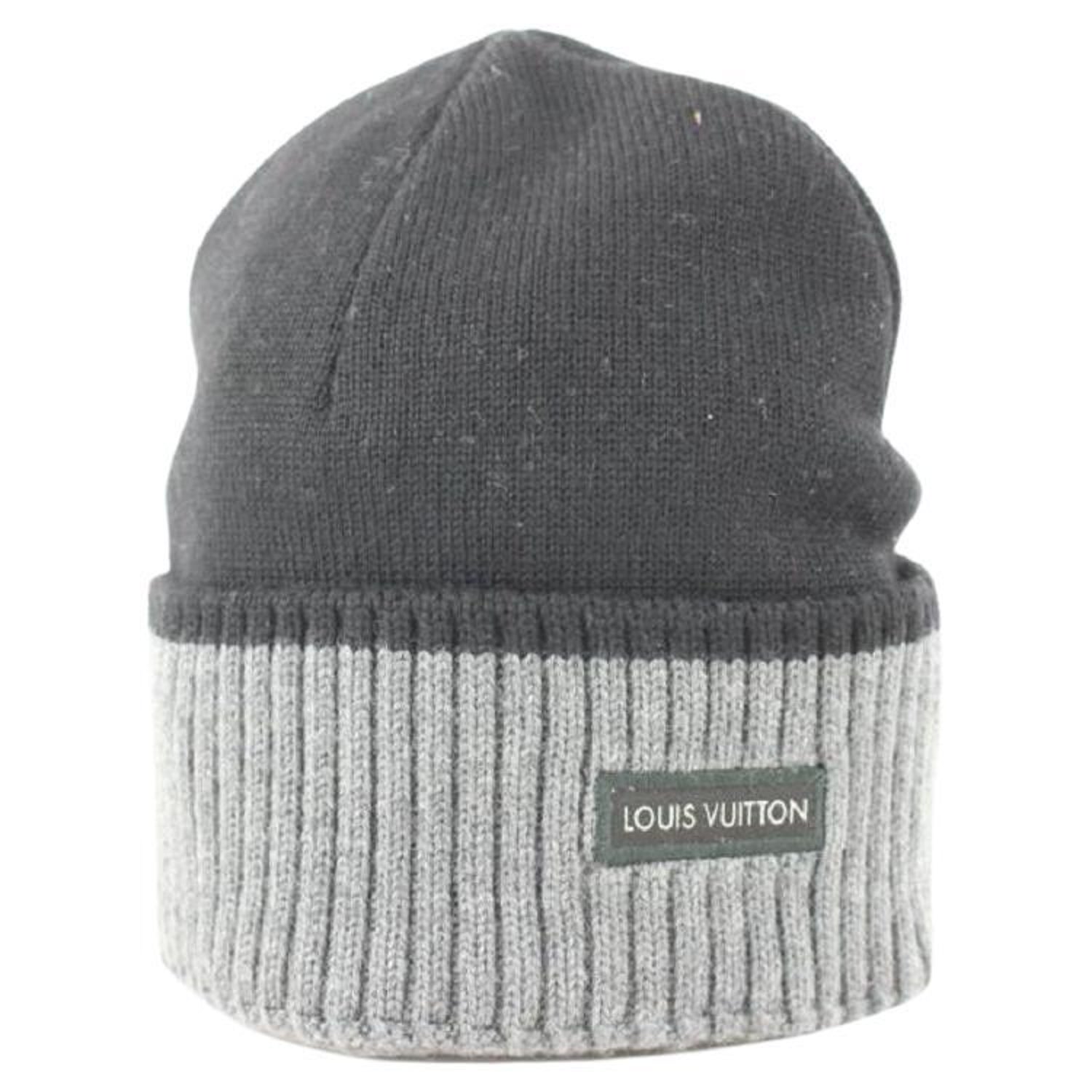 Louis Vuitton Cashmere Ski Beanie Hat - Black
