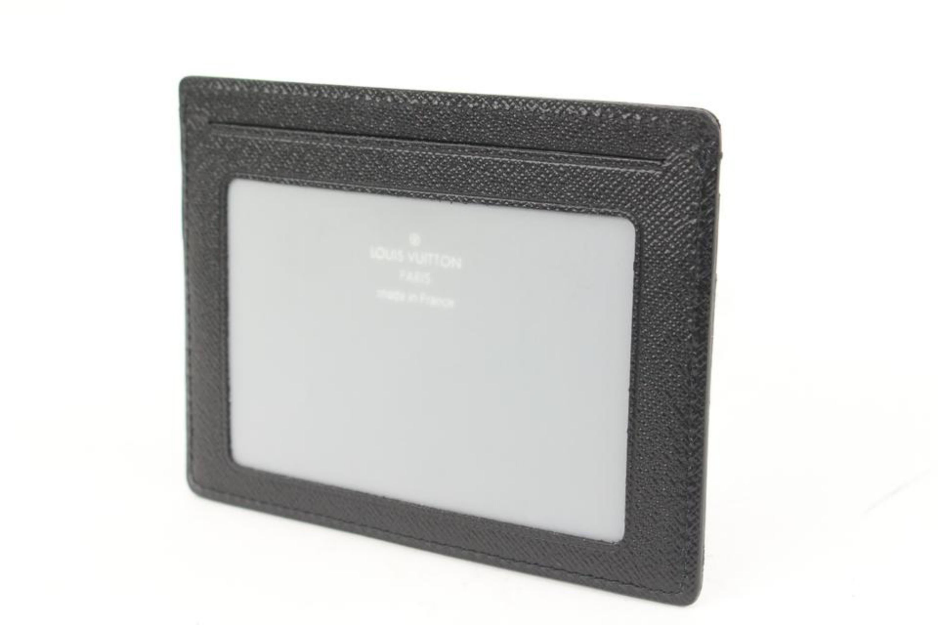 Louis Vuitton Black x Grey Damier Graphite Card Case Wallet Insert Holder 9lv321s
Date Code/Serial Number: SP4009
Made In: France
Measurements: Length:  4.8
