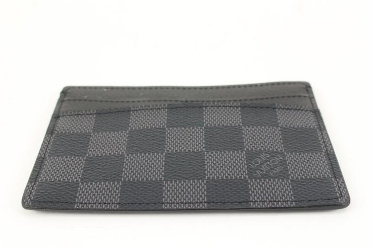 Louis Vuitton Wallet 394 For Men With Box & Dust Cover Black Grid-39  (CS464) - KDB Deals