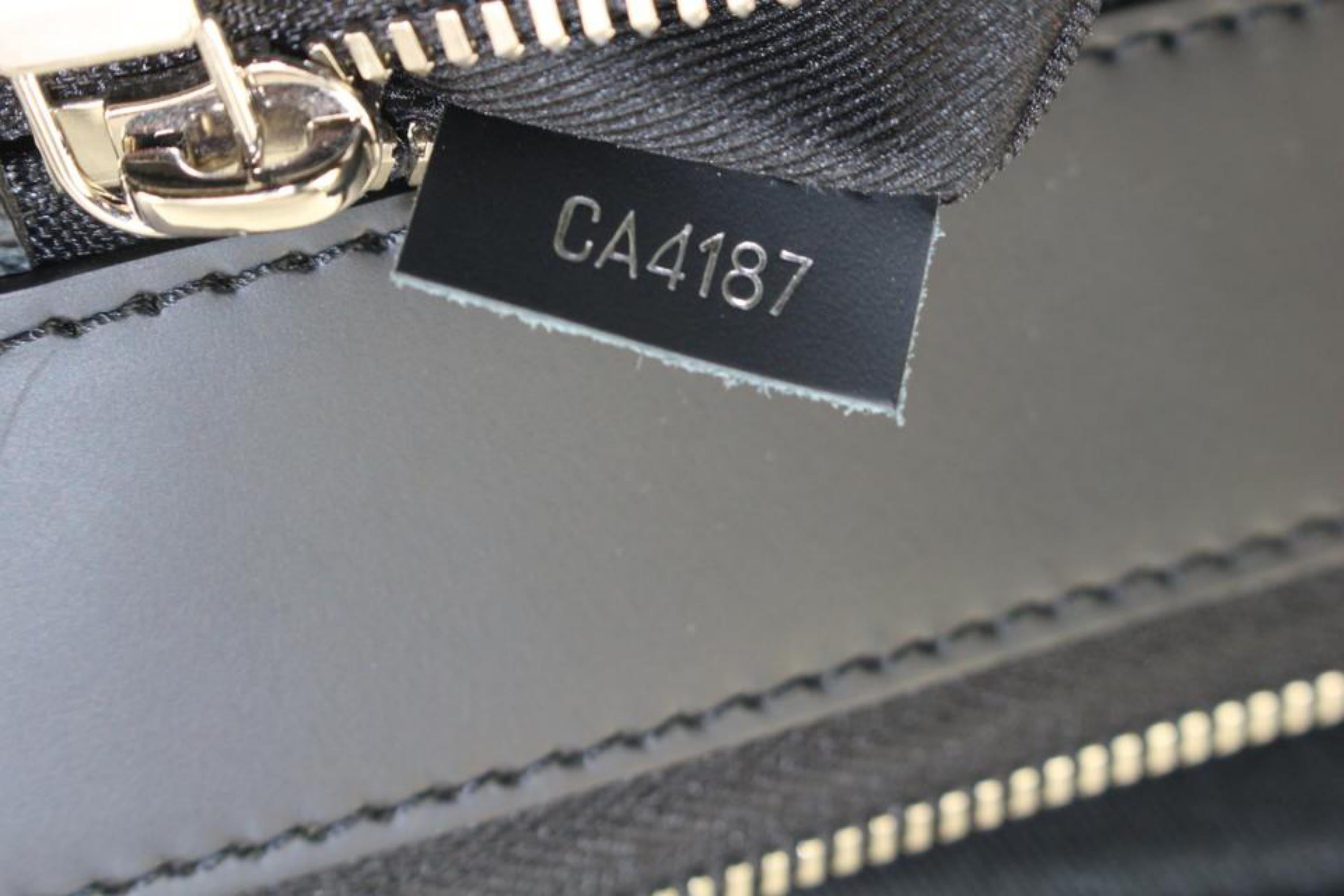Louis Vuitton Black x Grey Damier Graphite Mick MM Messenger Crossbody Bag 34lv3 For Sale 3