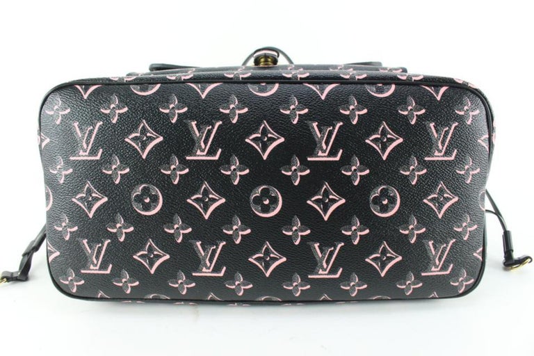 louis vuitton pink and black purse