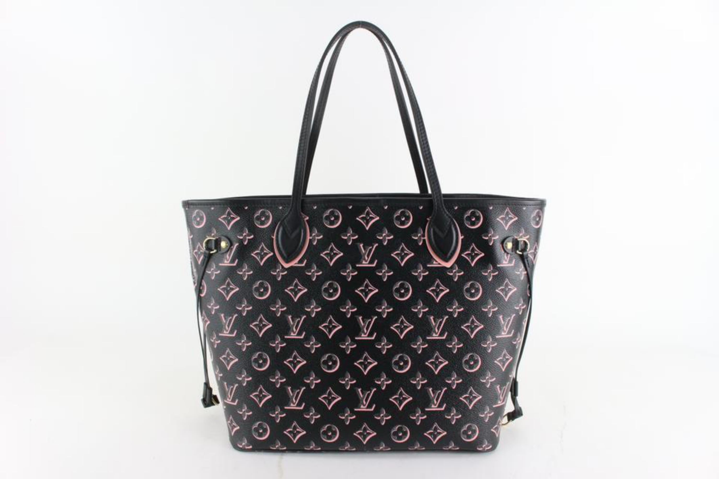 Black and pink louis vuitton bag best sale