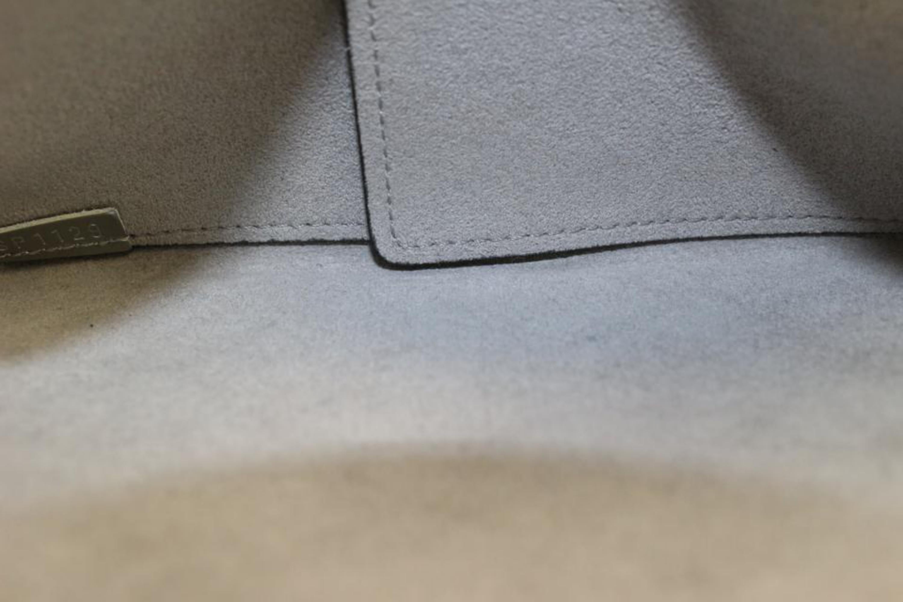 Louis Vuitton Black x Silver x Pink Epi Leather Pochette Kirigami 30lv223s For Sale 3