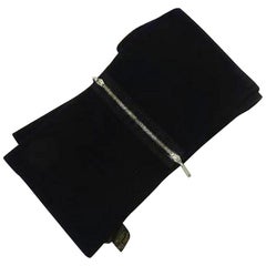 Vintage Louis Vuitton Black Zip Pocket 225527 Scarf/Wrap