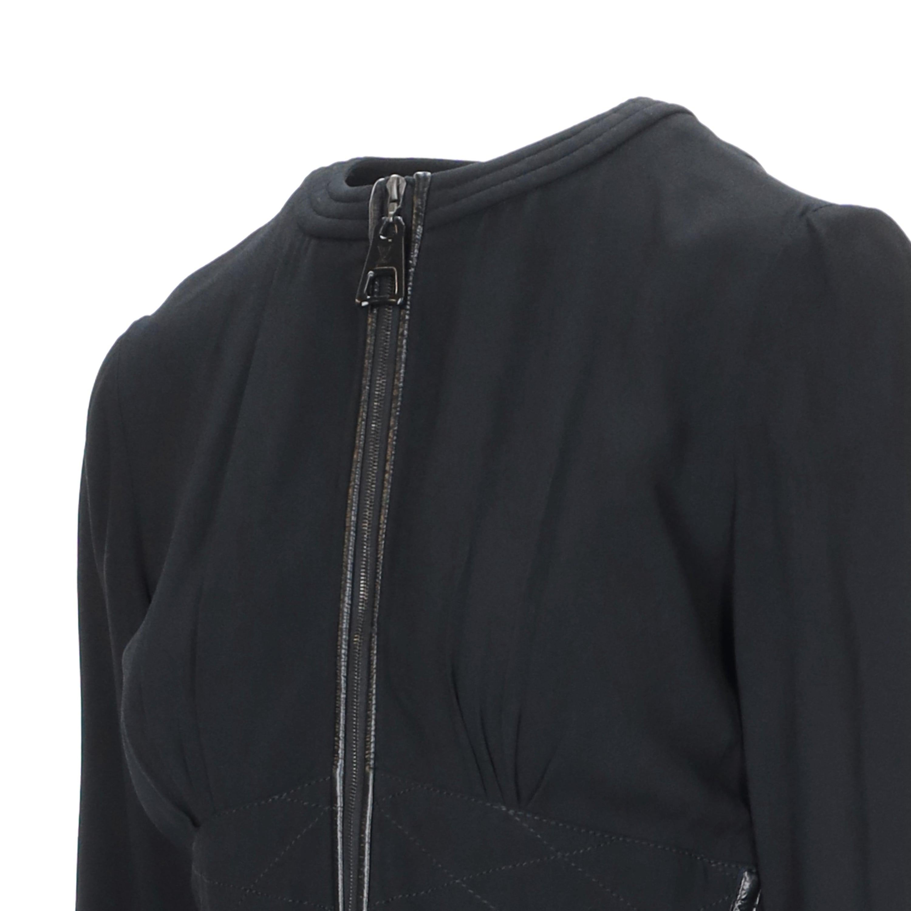 Louis Vuitton Black Zippered Dress - '10s In Excellent Condition For Sale In Milano, IT