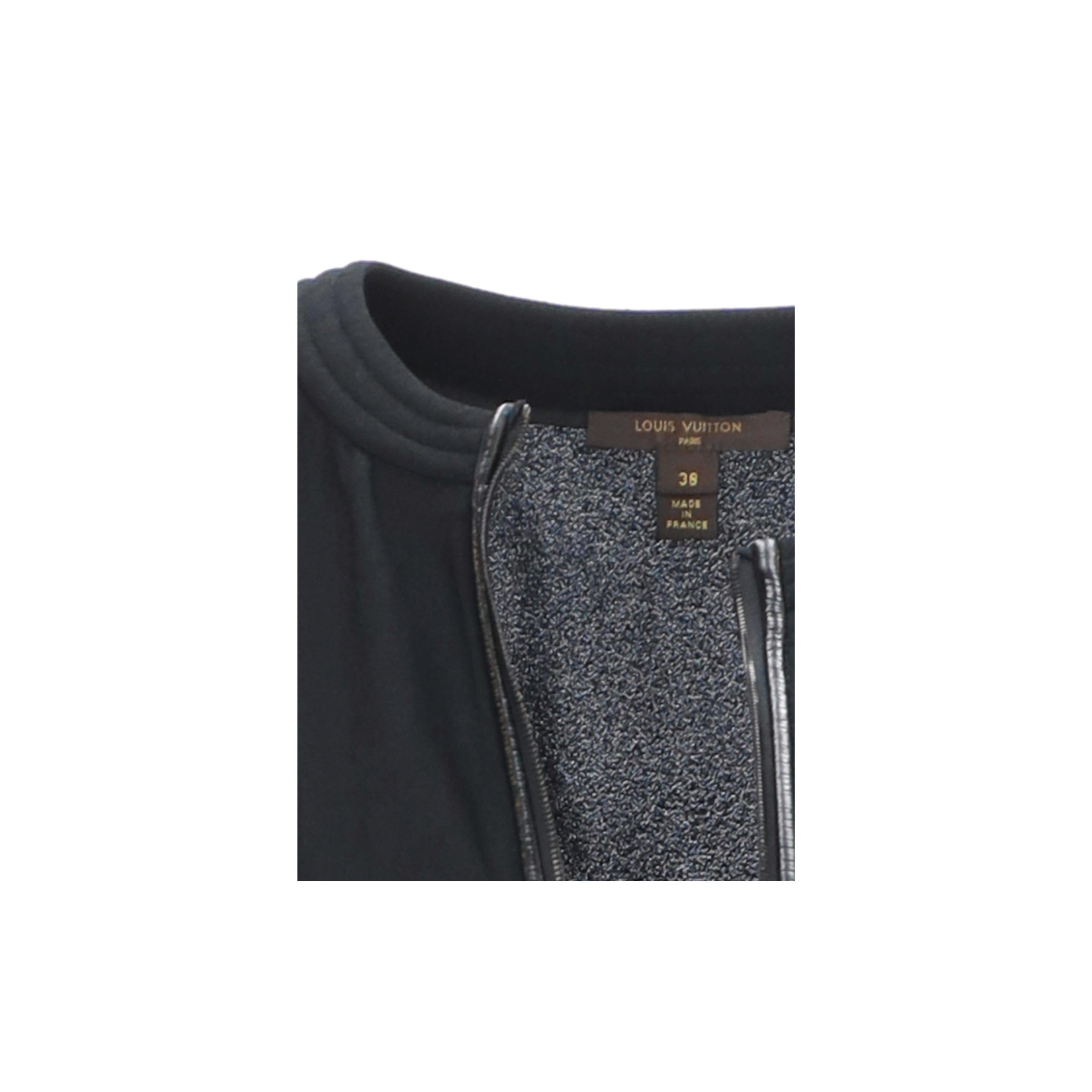 Louis Vuitton Black Zippered Dress - '10s For Sale 1