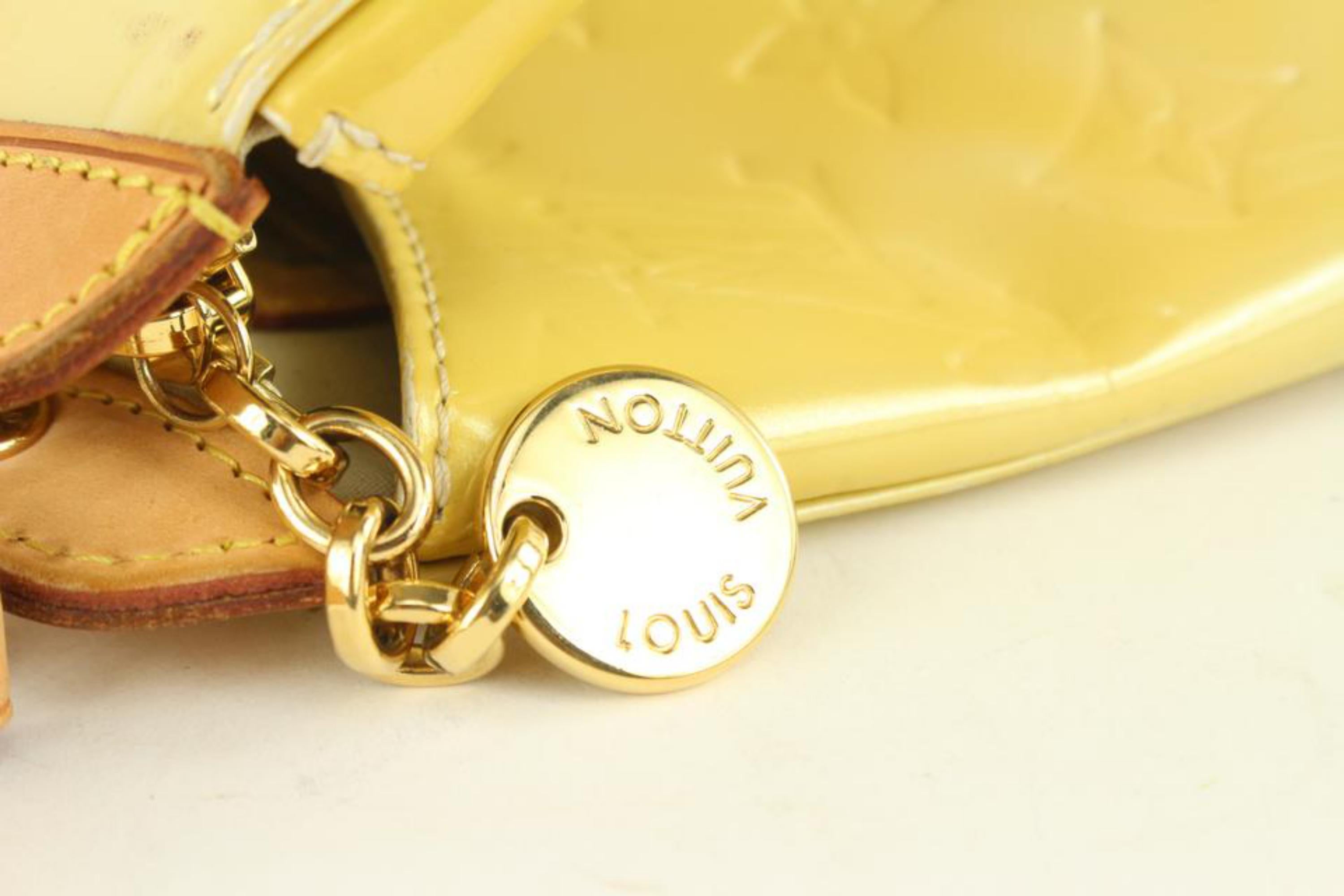 Orange Louis Vuitton Blanc Corail Monogramme Vernis Brea GM 2way 108lv8