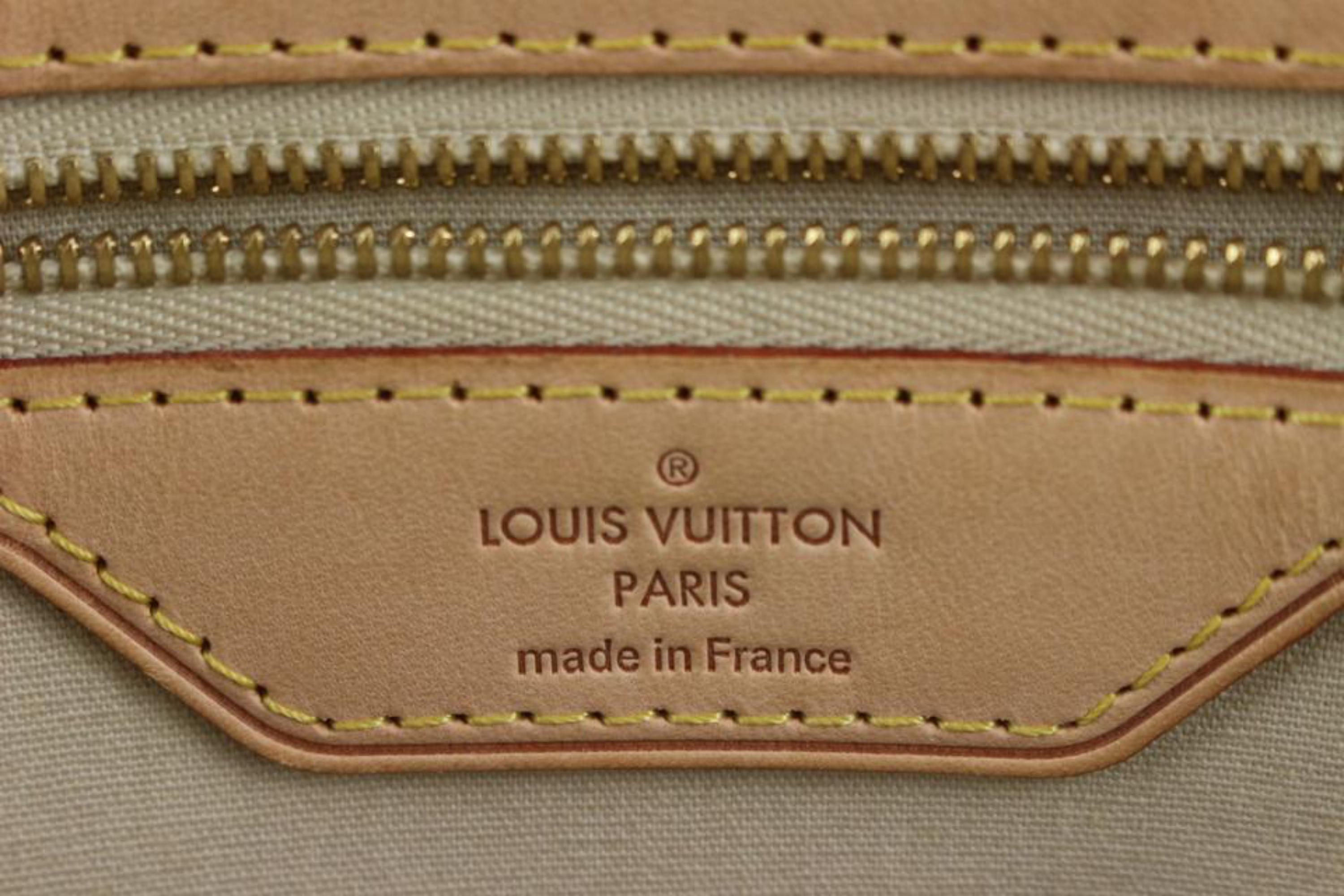 Louis Vuitton Blanc Corail Monogramme Vernis Brea GM 2way 108lv8 4