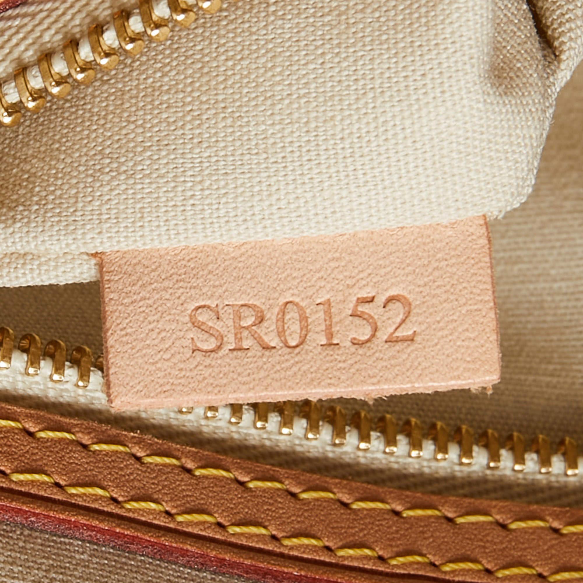 Louis Vuitton Blanc Corail Monogram Vernis Brea GM Bag For Sale 9